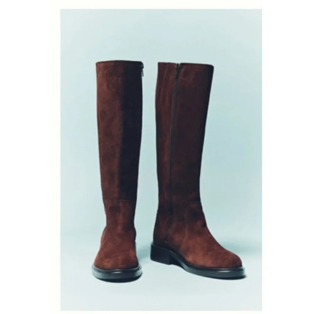 By Anthropologie Tall Riding Boots WIDE CALF 39/8